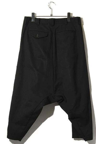 コムデギャルソンブラック ウール サルエルパンツ S BLACK