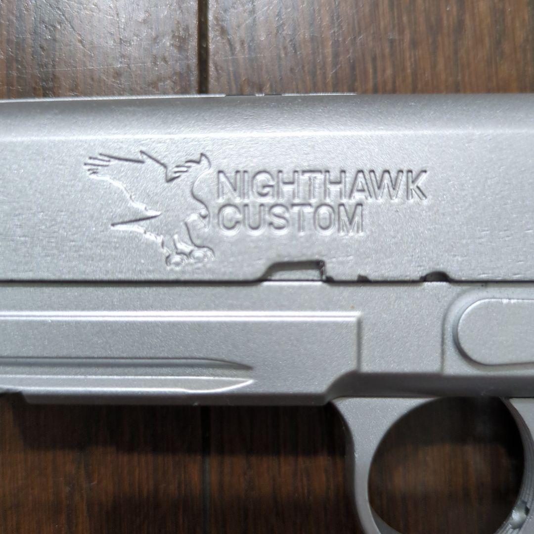 WA Nighthawk Custom Talon ガスガン シルバー　ファブル