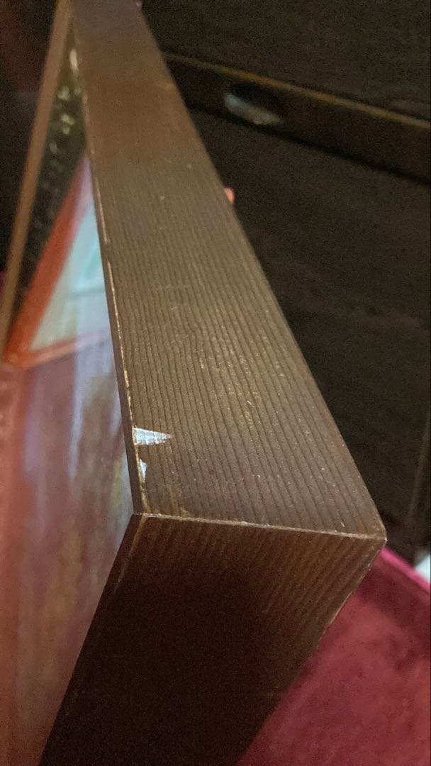 ★送料込★ 【肉筆油絵】✰︎ 豪華額装 ✰︎ F8号相当「水辺の風景」サイン有