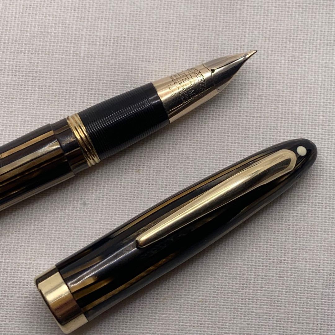 【吸引筆記可能】シェーファー　トライアンフ　ライフタイム　万年筆　14K F