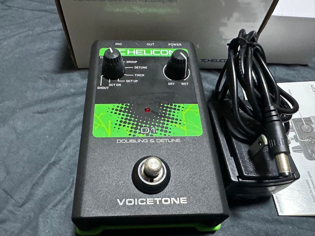 TC HELICON VoiceTone D1 ボーカルエフェクター