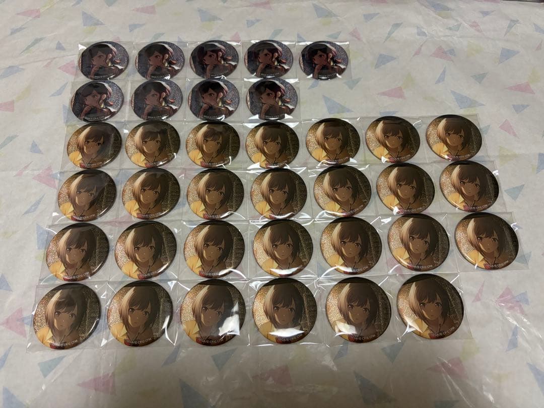 プロセカ グリッター缶バッジ グリ缶 4A 5A 東雲絵名 36点