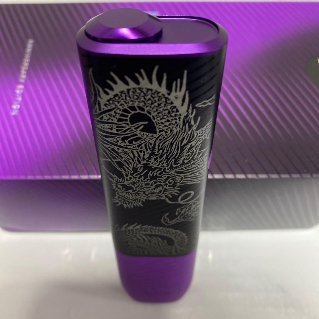 龍 鳳凰 デザイン iQOS アイコス イルマ i ワン 10周年 モデル 黒紫