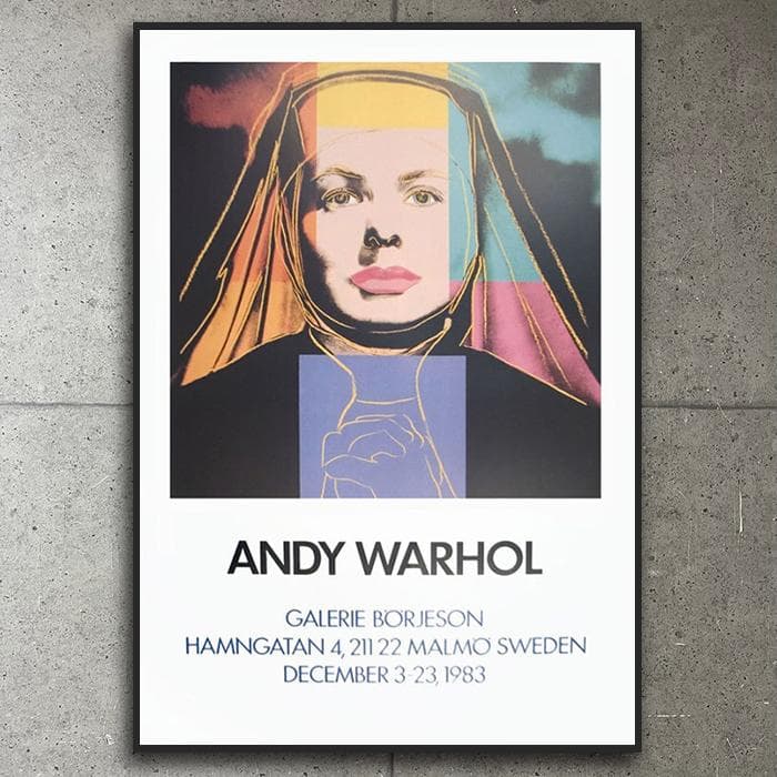 額装済/Ingrid The Nun 1983 アンディ ウォーホル/ポスター