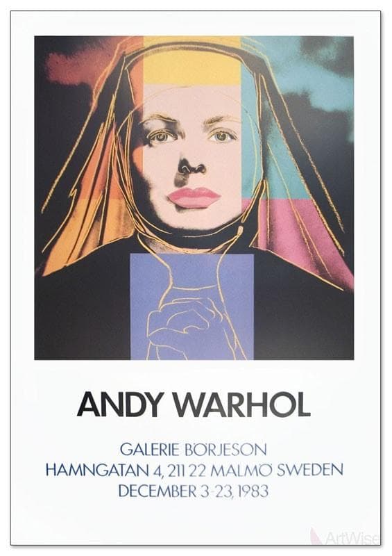 額装済/Ingrid The Nun 1983 アンディ ウォーホル/ポスター