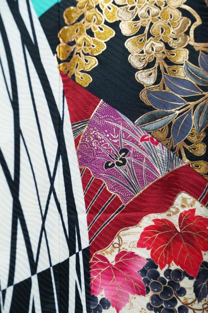 ≪美品≫正絹　振袖9点フルセット【900】【165cm~175cmの方用】