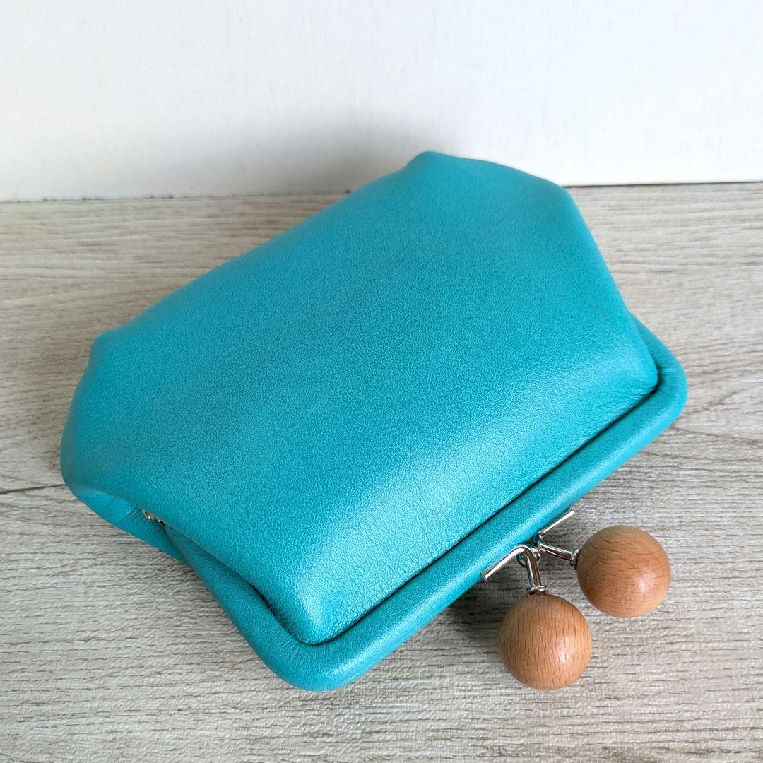 ミサト がま口ショルダーバック、親子がま口お財布　革