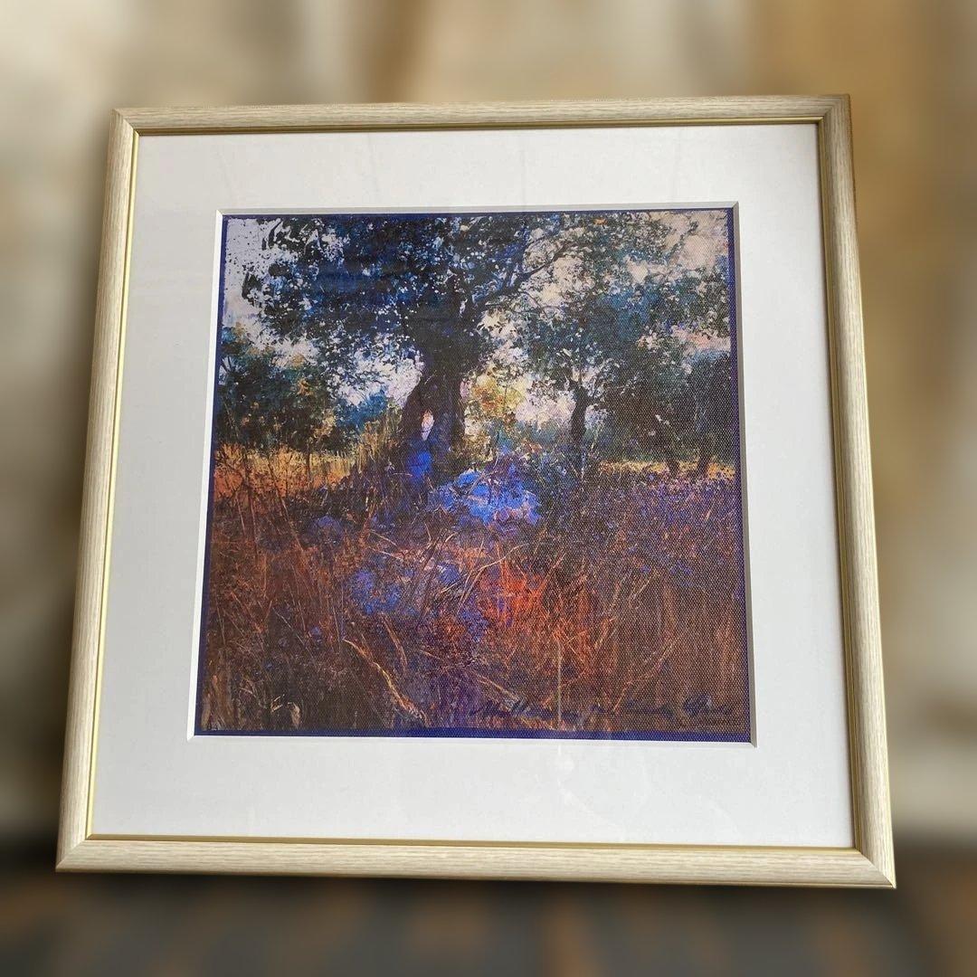 トレンツ　リャド　オリーブの樹　額装品