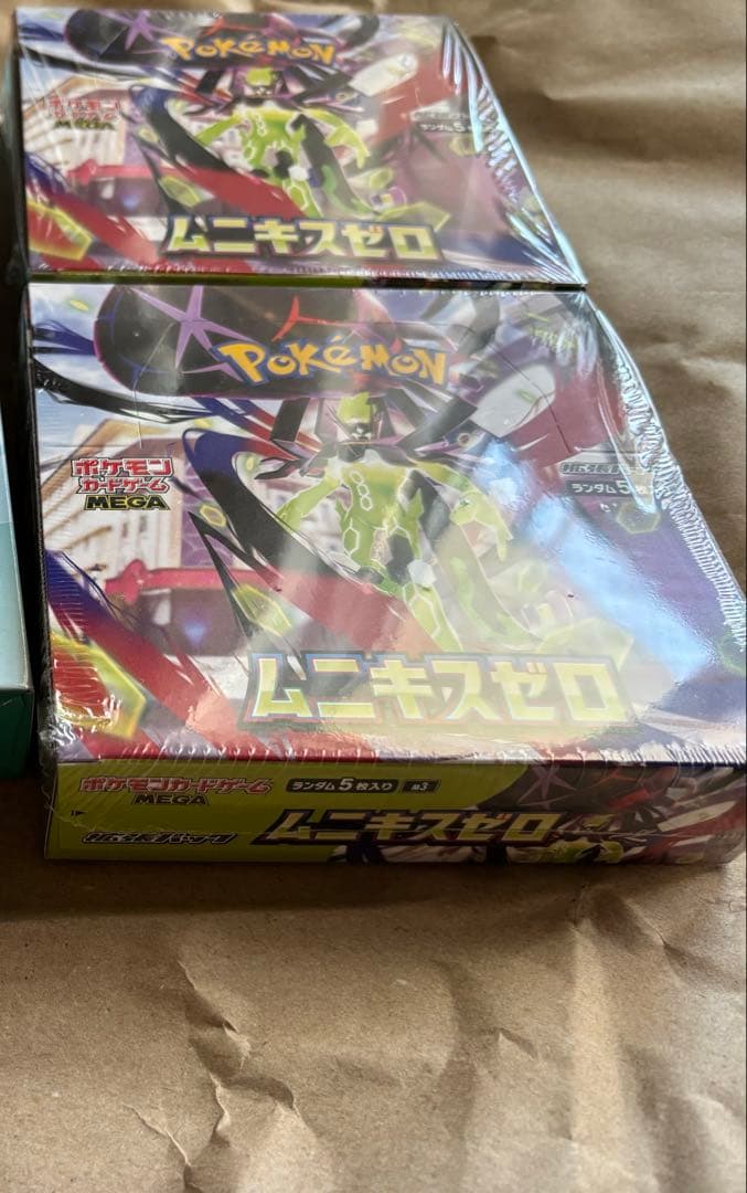 未開封:ポケモンカード　ムニキスゼロ　2BOX シュリンク付　ポケカ