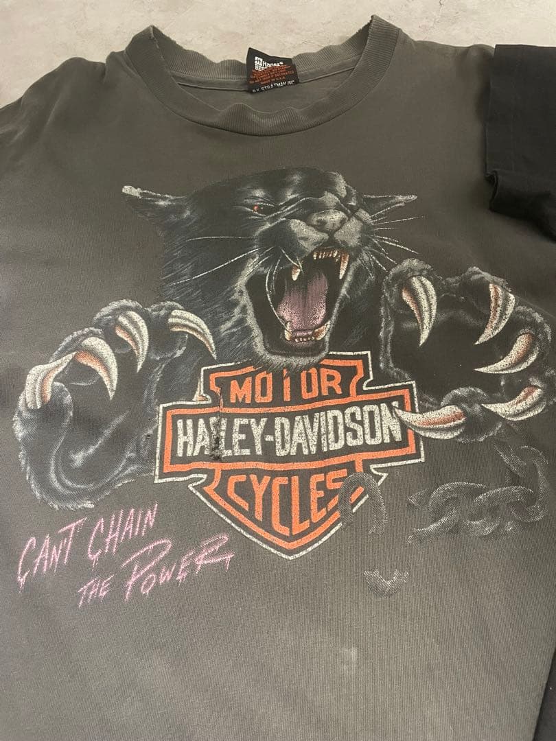 レア！90sヴィンテージハーレーTシャツ！パンサー