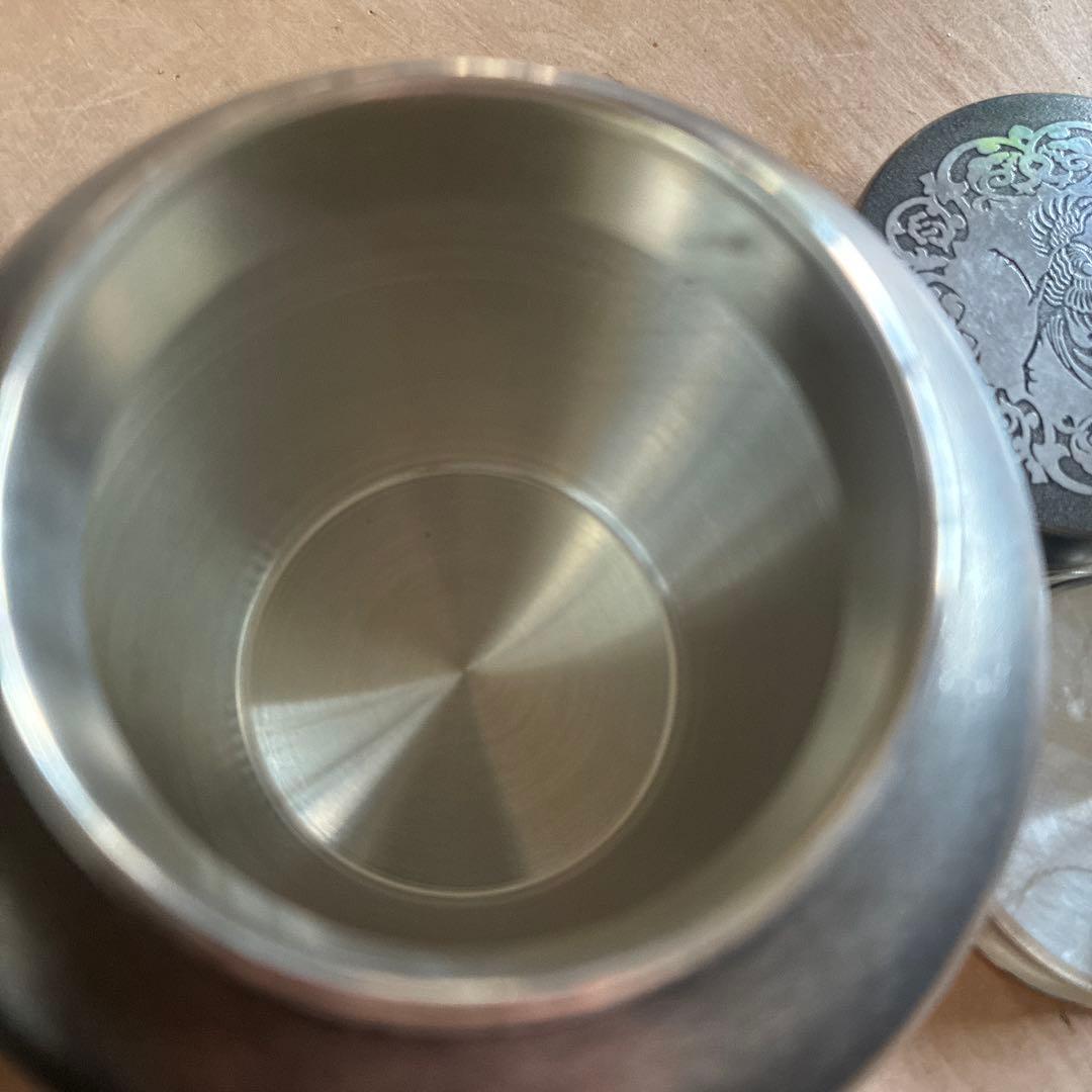 藤社薬品工業株式会社の創業100周年記念の錫製茶壺