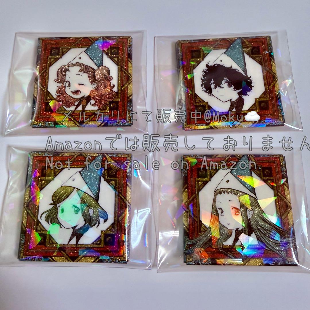 とんがり帽子のアトリエ グリッター 缶バッジ ココ アガット リチェ テティア