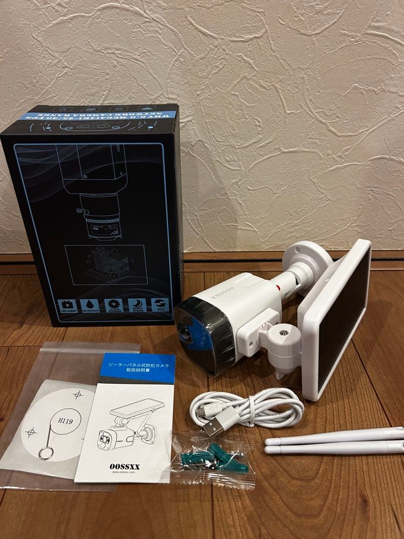 ソーラー防犯カメラ　oossxx