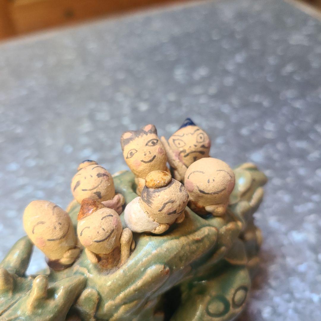 七福神 神様 置物 龍 作家モノ 陶器 縁起物