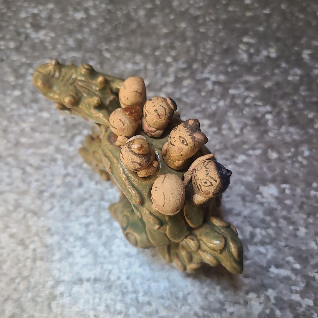 七福神 神様 置物 龍 作家モノ 陶器 縁起物