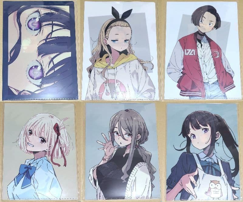 リコリスリコイル 展　錦木千束　井上たきな　限定　クリアファイル　18種セット