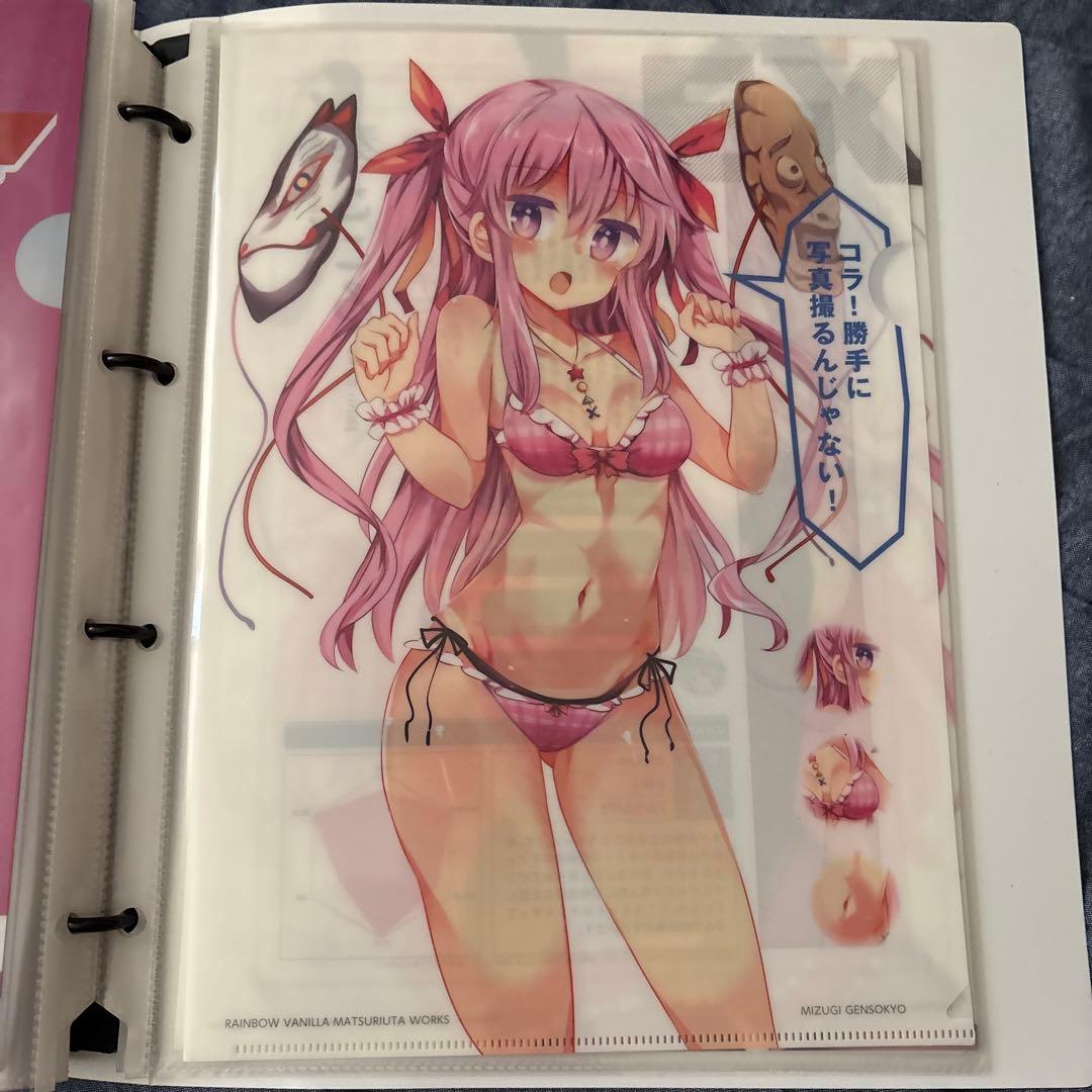 東方project こころ　水着　美少女　クリアファイル　VZ3