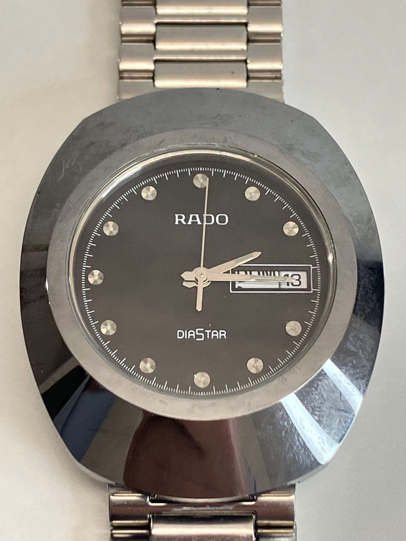 RADO DIASTAR メンズ 腕時計 SS デイデイト 【3398】