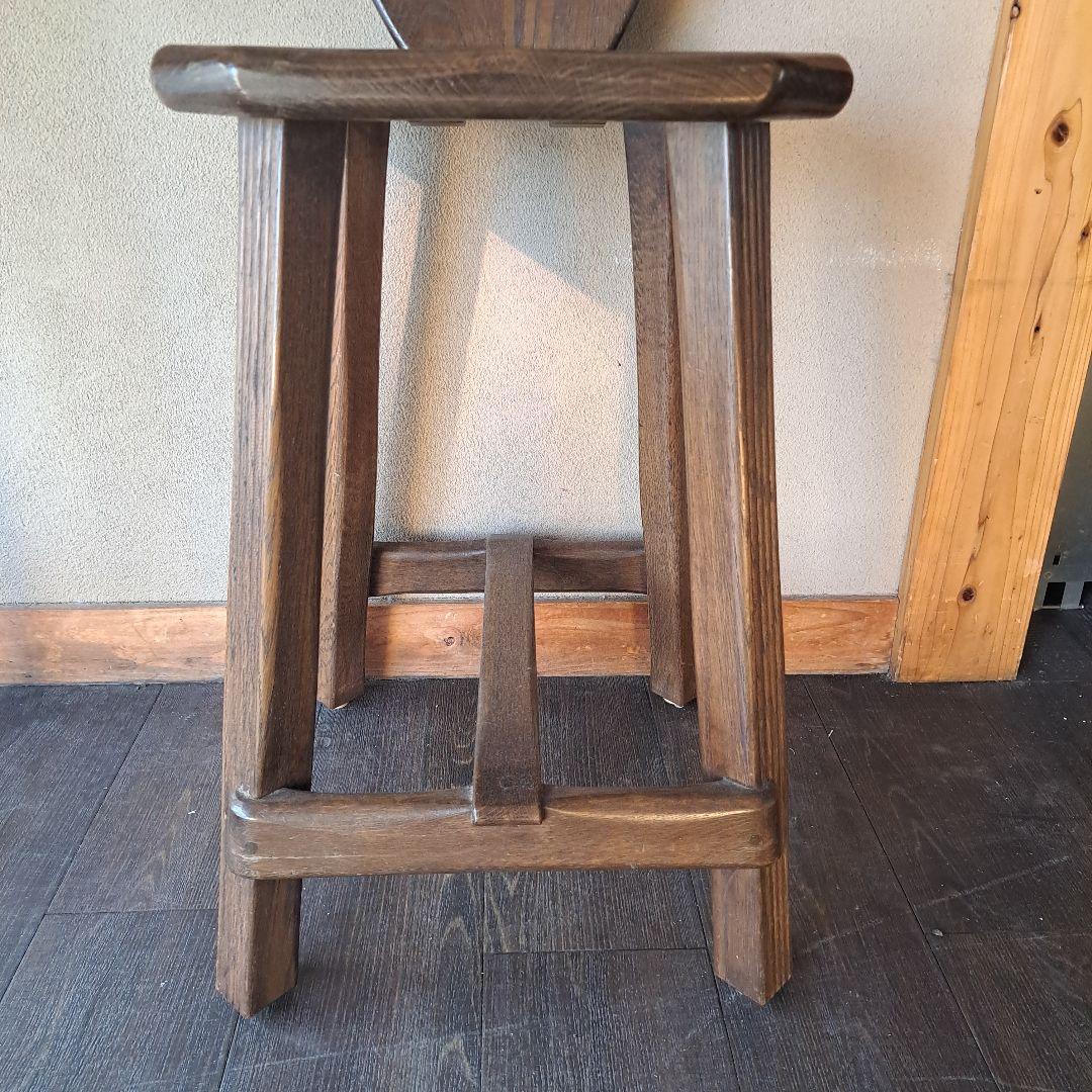 フランダースの家具やさん購入　重厚アンティークヨーロッパ輸入家具スツール