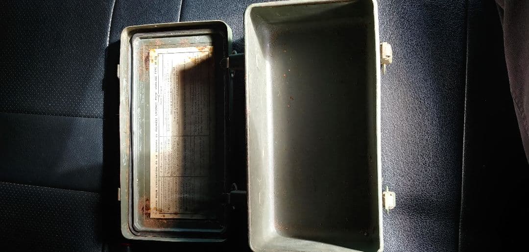 湾岸戦争当時のミリタリー救急箱　フランス軍