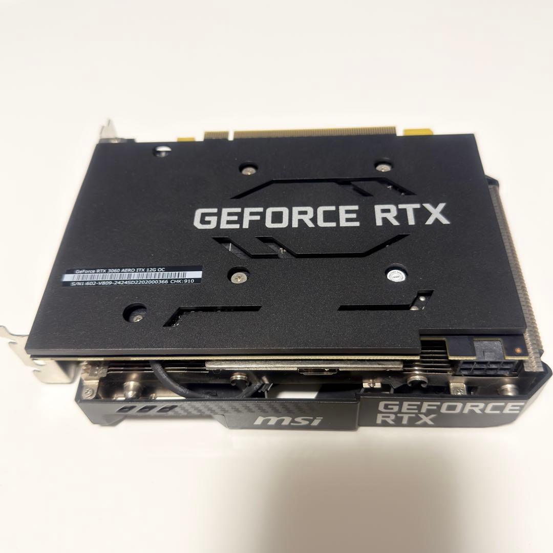 グラフィックボード・グラボ・ビデオカード MSI GeForce RTX 3060 AERO ITX 12G OC