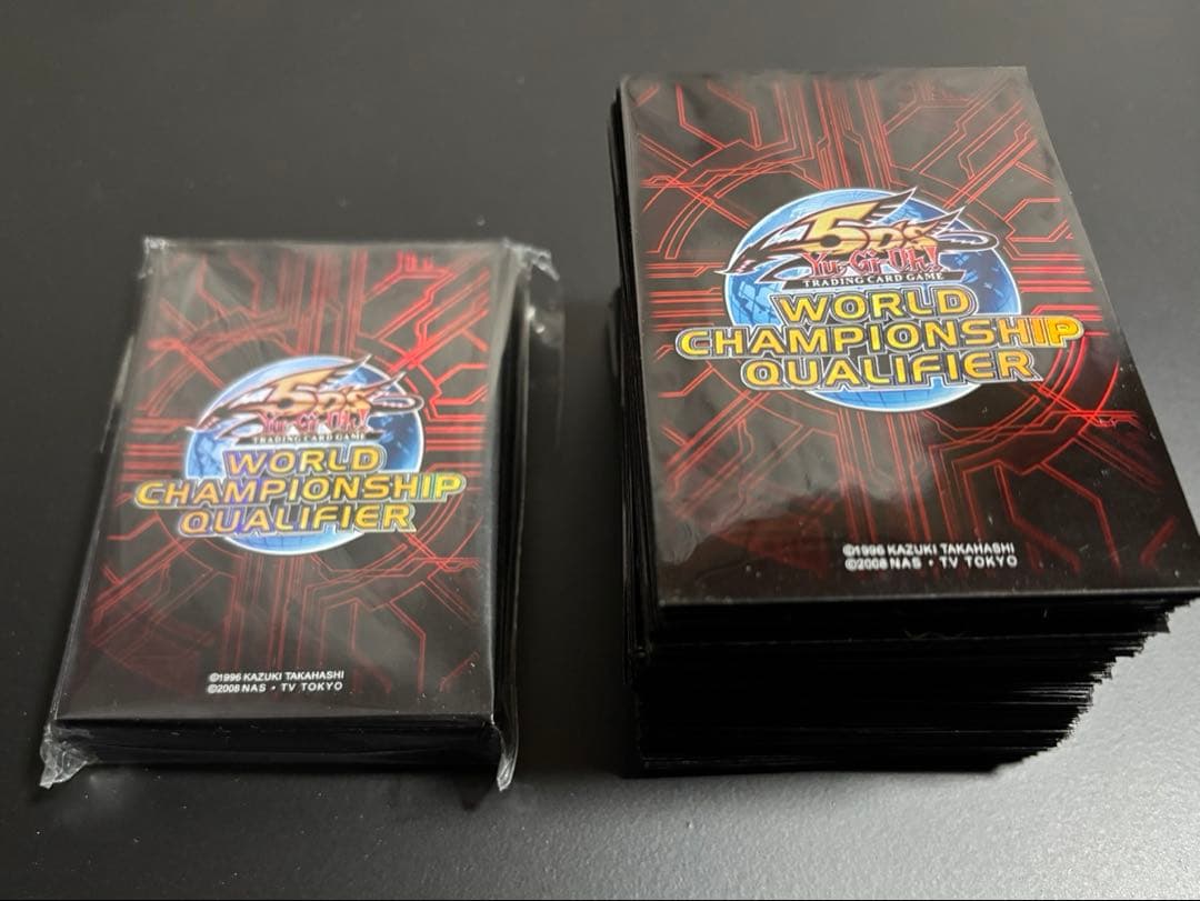 遊戯王OCG WORLD CHAMPIONSHIP QUALIFIERスリーブ赤