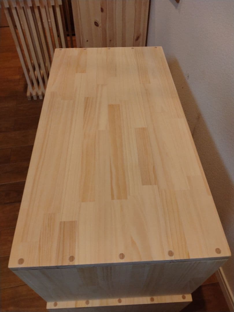 木製　ハンドメイド　オーダー　コの字型　踏み台　ベンチ　水槽台　サイドテーブル