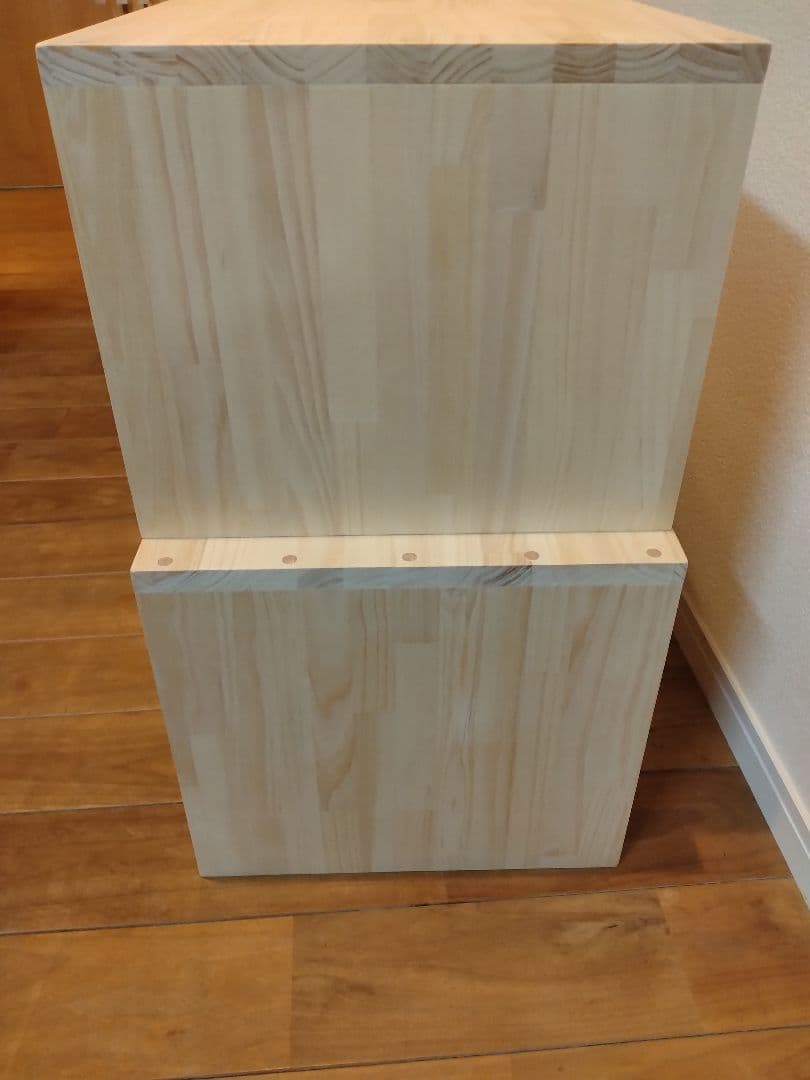 木製　ハンドメイド　オーダー　コの字型　踏み台　ベンチ　水槽台　サイドテーブル