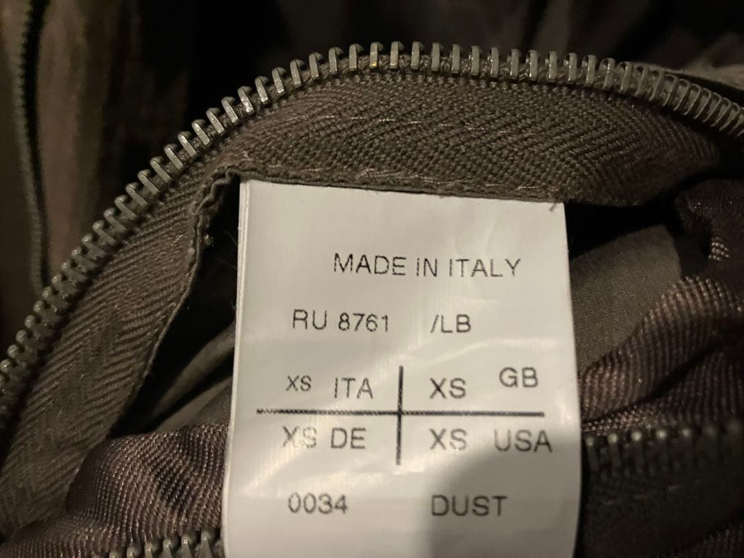 Rick Owens インターシャ シングルライダースブリスター加工 DUST