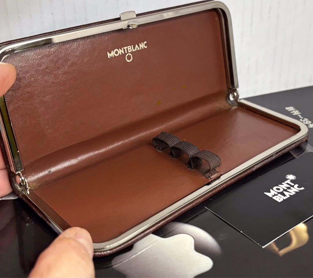 ⭐️レアで貴重❗️かなり稀少なヴィンテージCLASSICペンポーチ3本差⭐️モンブラン