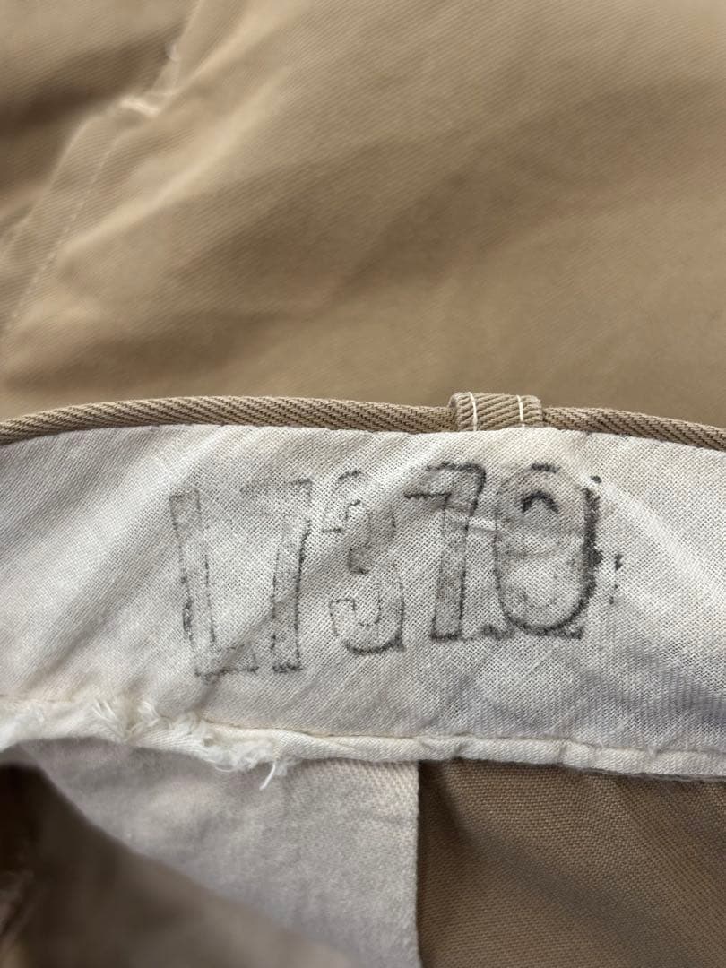 1950’s U.S. ARMY Cotton Chino Trousers.