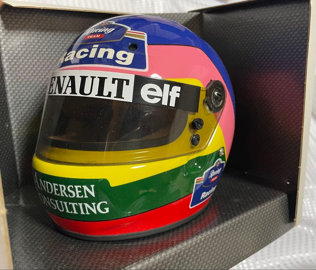 1/2ヘルメット F1 ウィリアムズ ルノー J.ビルヌーブ