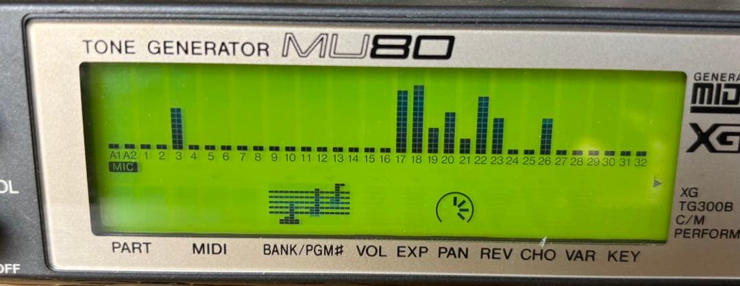 YAMAHA 音源モジュール　MU80
