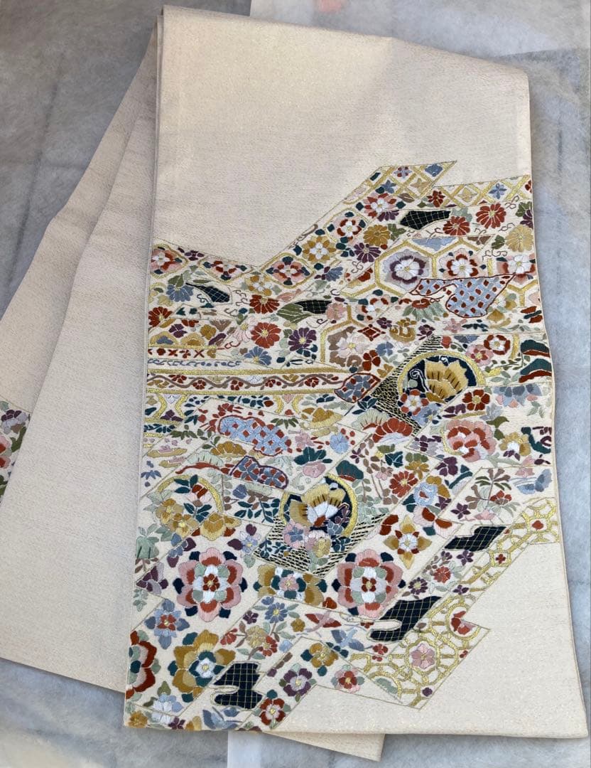 ご提案袋帯⑦　唐織に金系の袋帯