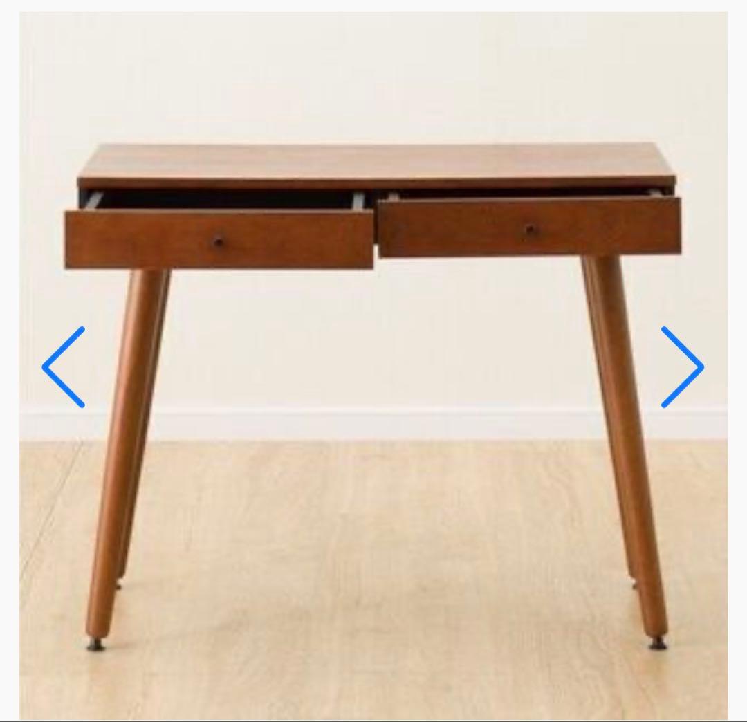 ニトリ　デスクエリン　引き出し付き　 幅90cm