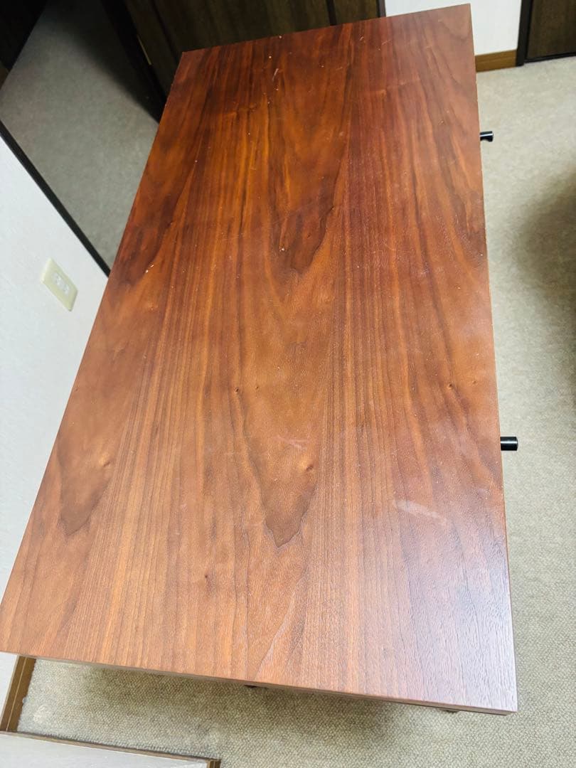 ニトリ　デスクエリン　引き出し付き　 幅90cm