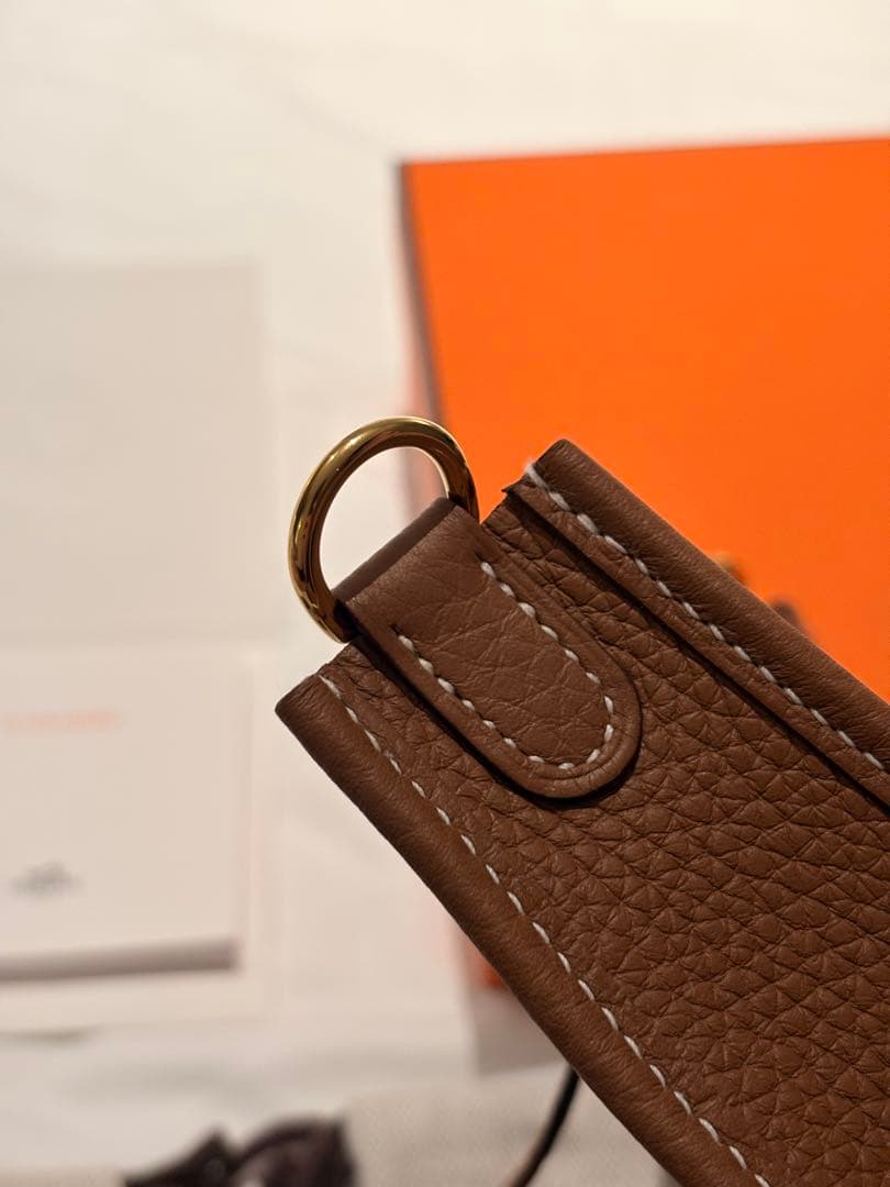 【最終値下】新品未使用 HERMES エルメス ミニエヴリンTPM ゴールド金具