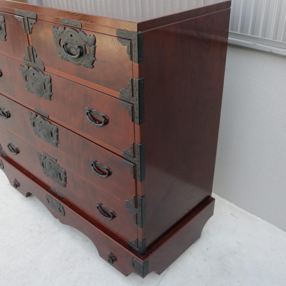 車箪笥 アンティーク 民芸家具 欅 チェスト 和家具 タンス たんす