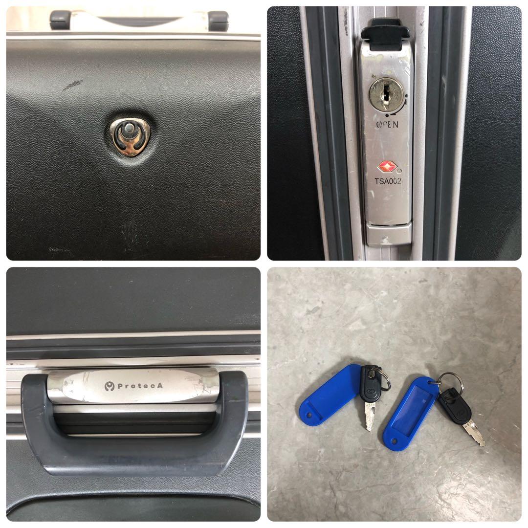 プロテカ　エキノックスライト　スーツケース　TSAロック　ブラック　ハード系