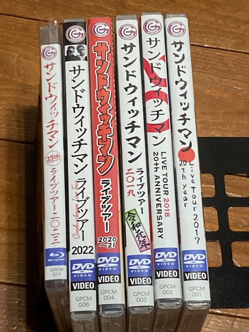 サンドウィッチマン ライブ DVD/Blu-ray 6枚セット！