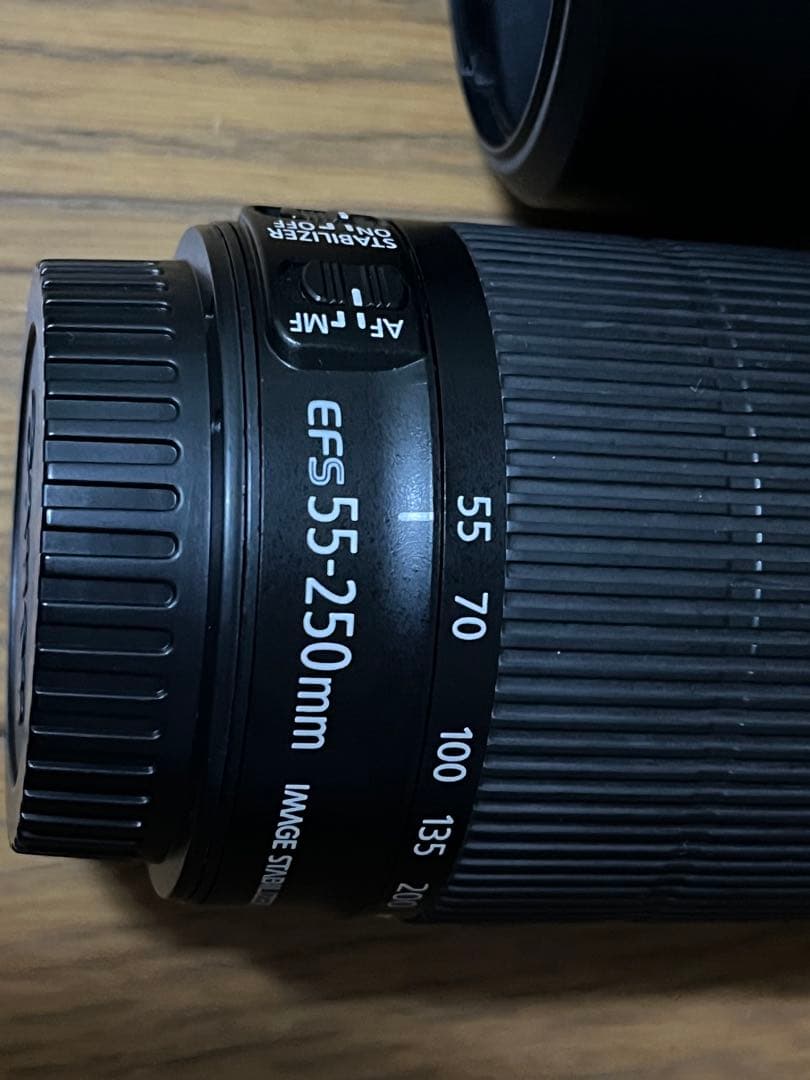 Canon EF-S55-250mm F4-5.6 IS STMズームレンズ