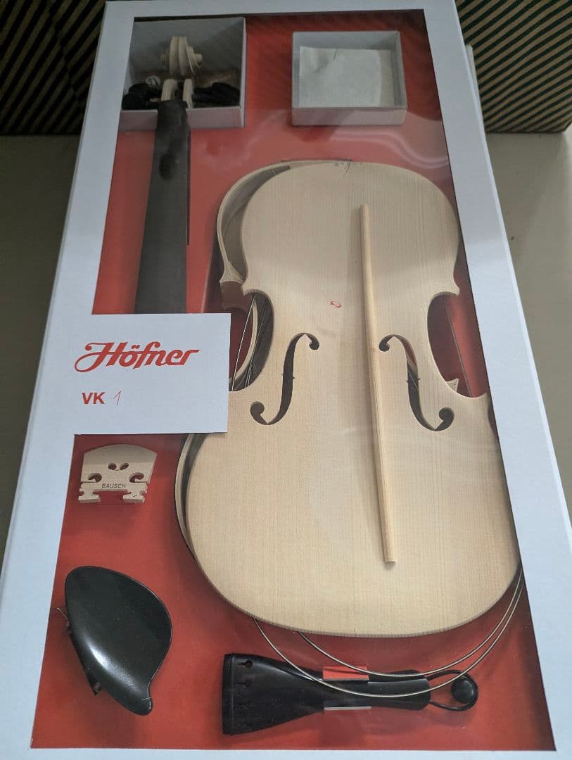 希少-有名なHofner(ヘフナー ）バイオリン製作キットVK-1 4/4サイズ