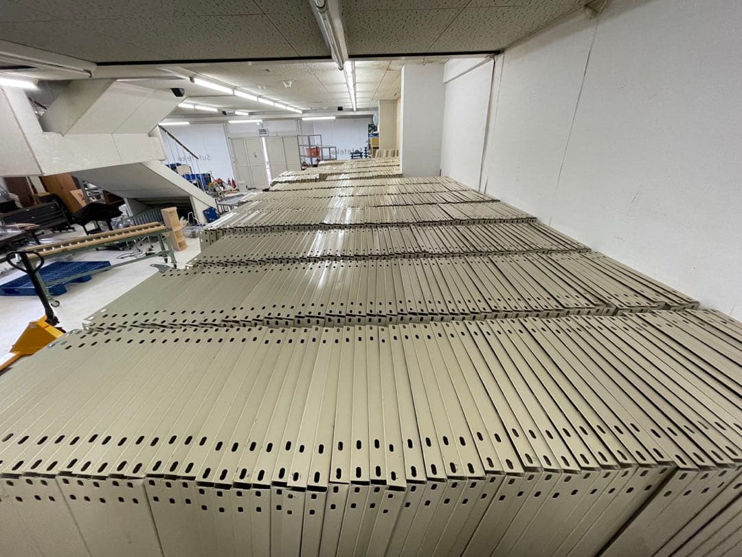 スチールラック 180×45×180 5段 ベージュ 5台分 福井県引き取り限定