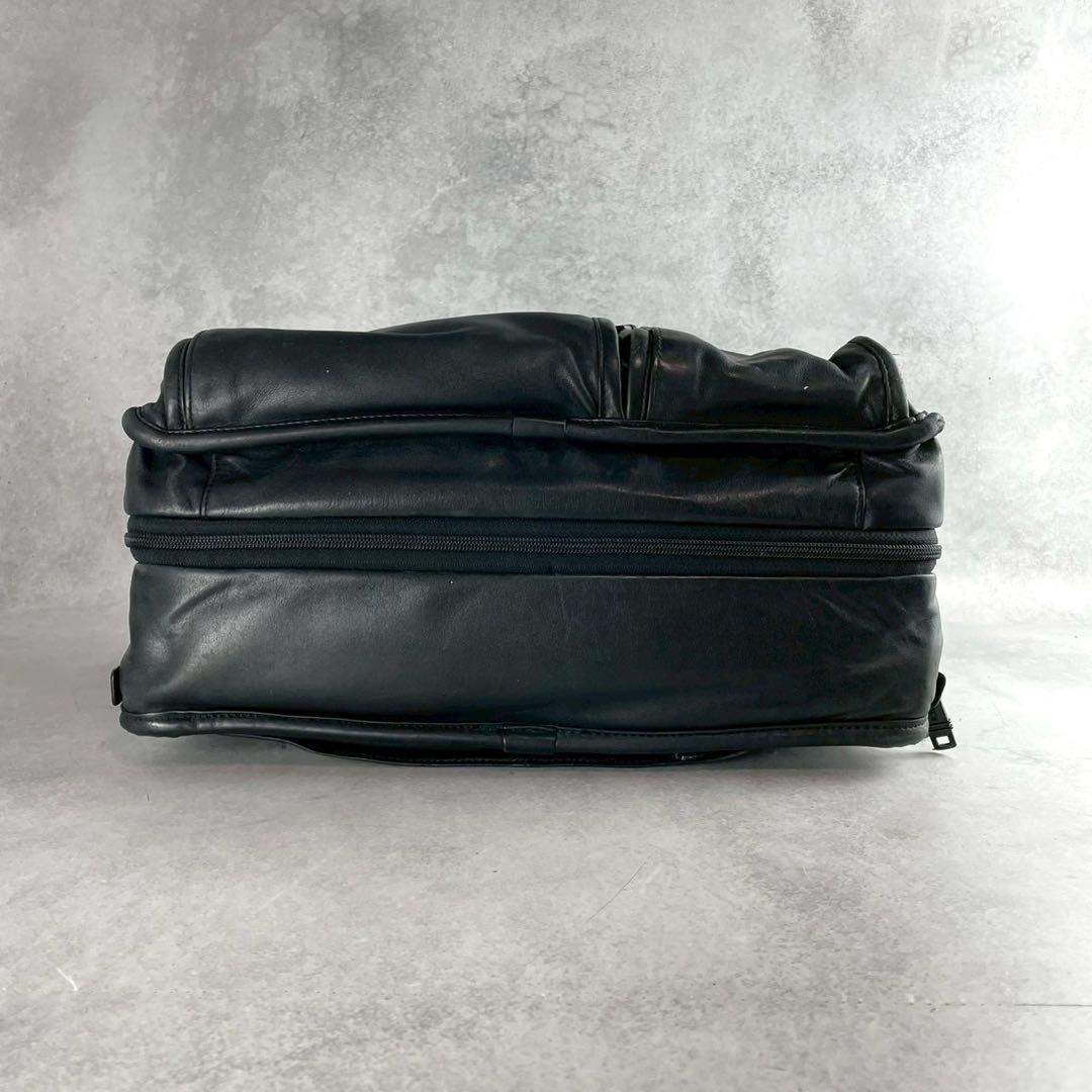 トゥミ96141DHオールレザーブリーフビジネスショルダートートバッグ