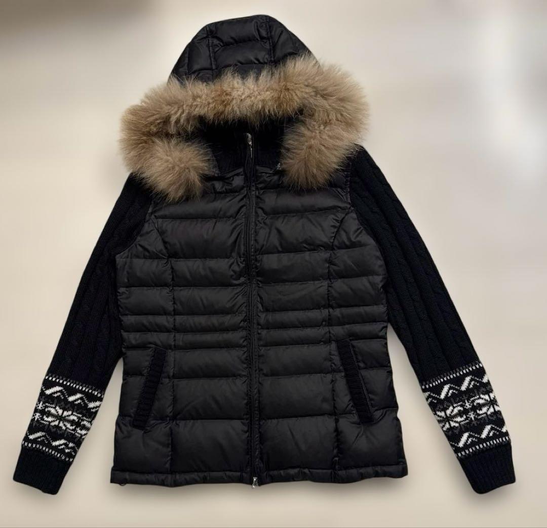 23区SPORT ニジュウサンクスポーツ　レディース　ニットドッキングダウン　M