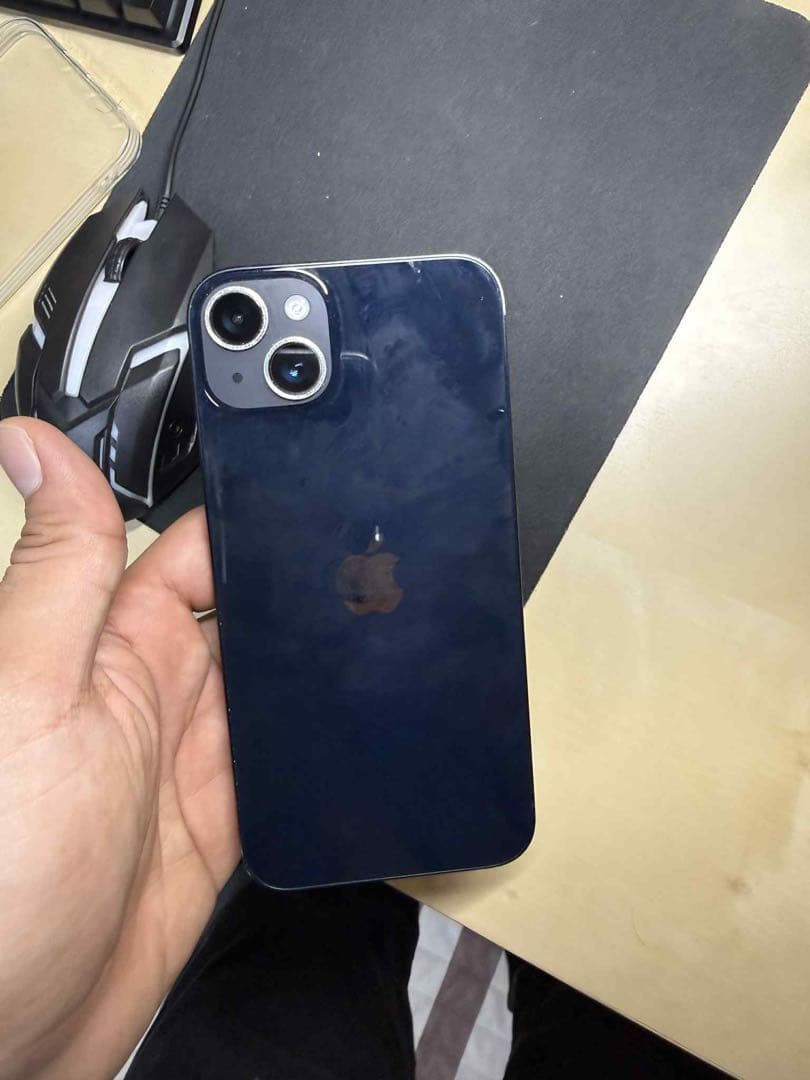 iPhone 14Plus 128GB ミッドナイト 付属品完備 iOS18.5