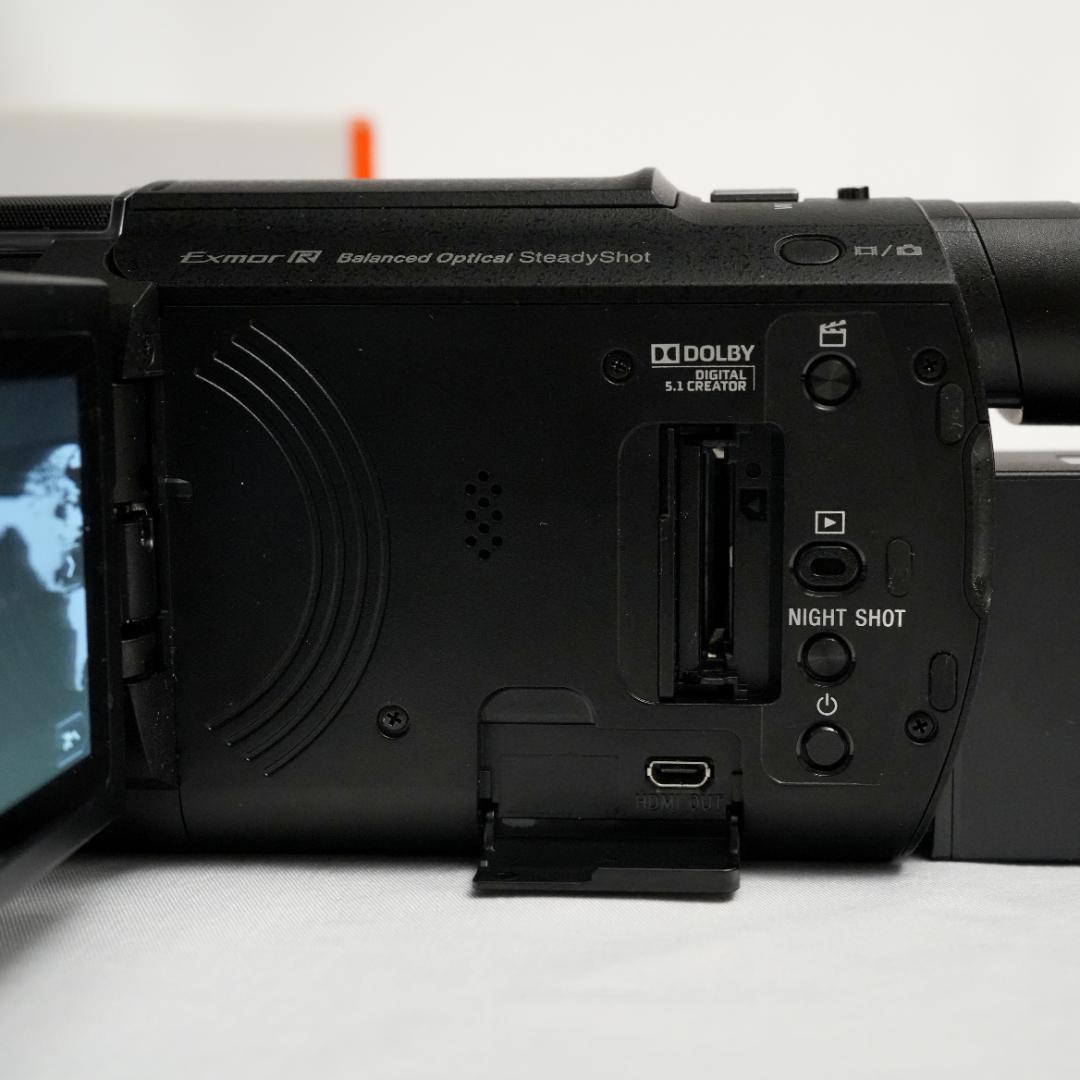 追加バッテリー&元箱付き■美品■ FDR-AX60 SONY 4K ビデオカメラ