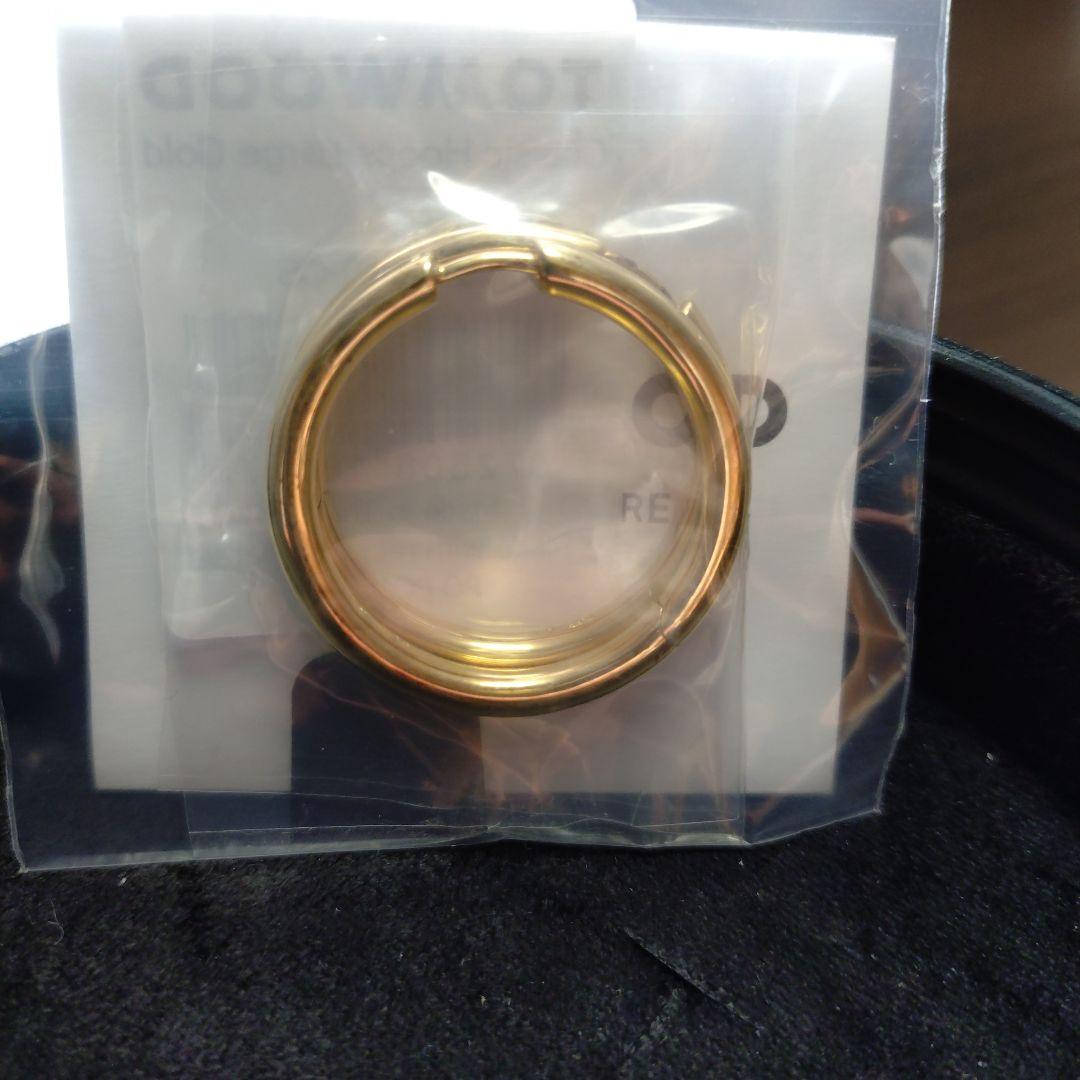【新品未使用】トムウッド Classic Hoop Large Gold