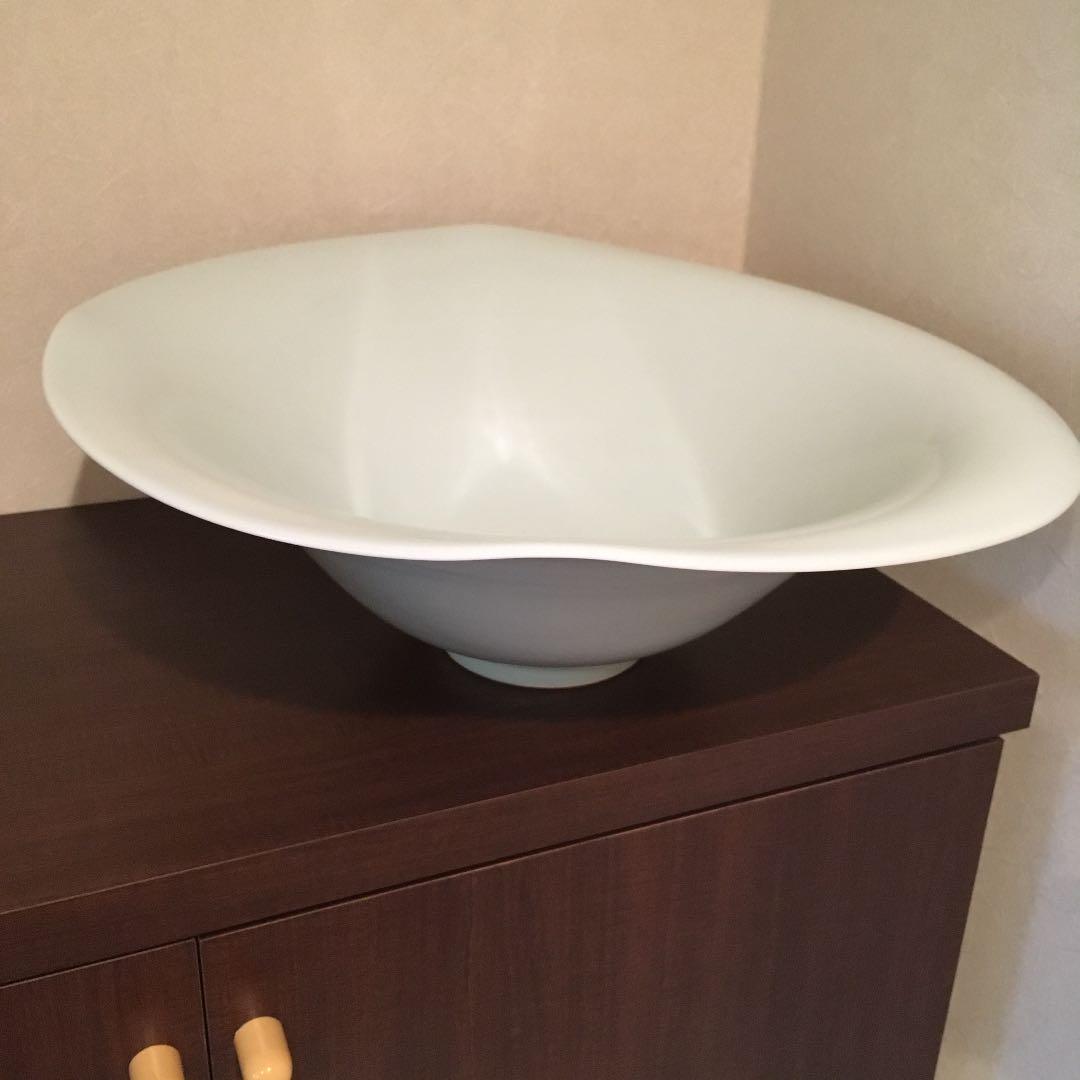 尺一寸丸皿　鶯