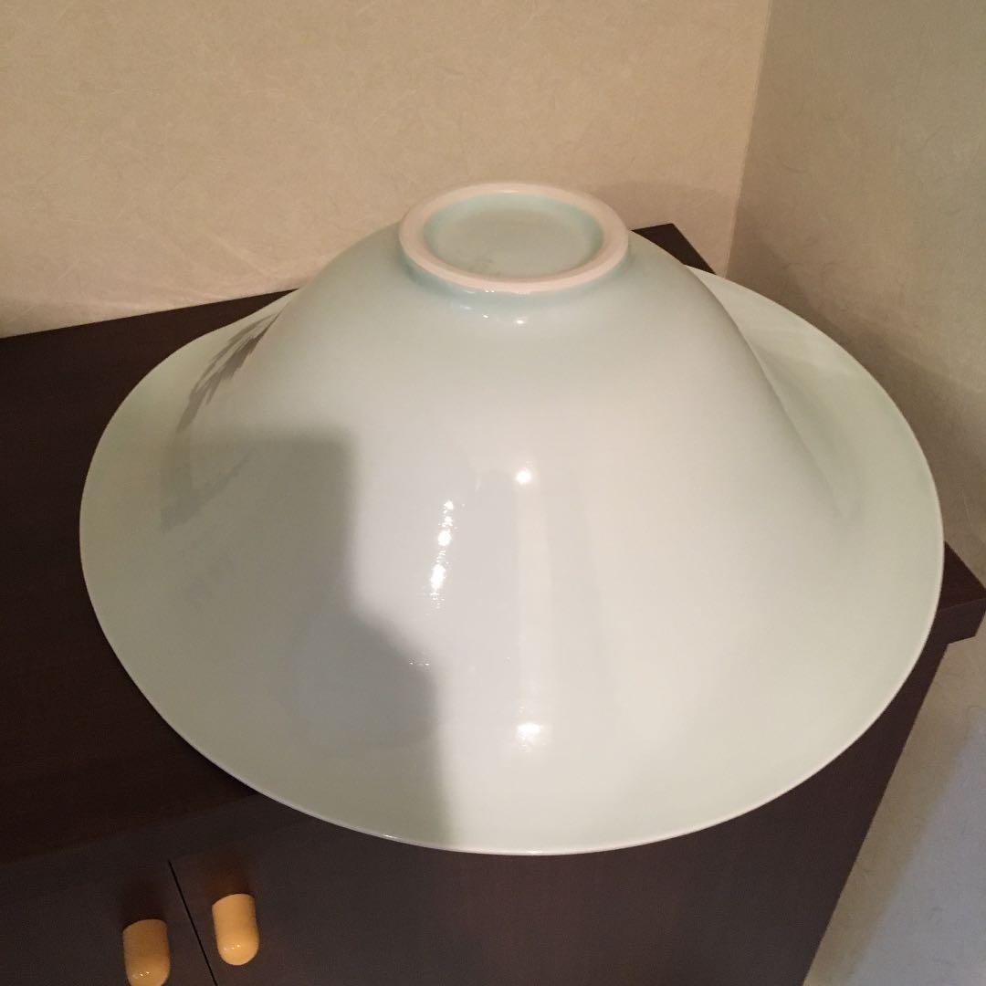 尺一寸丸皿　鶯